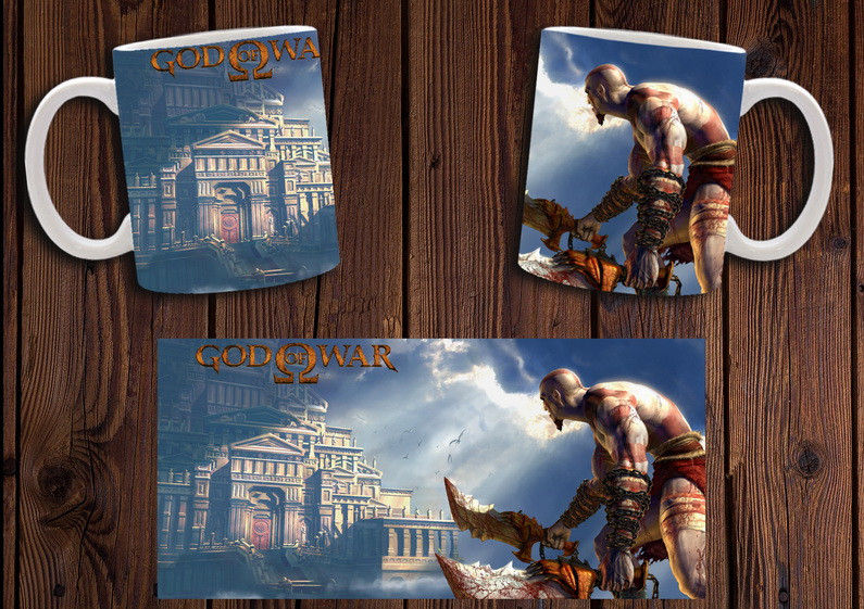 Чашка "God of War" / Кружка Бог війни Кратос №9
