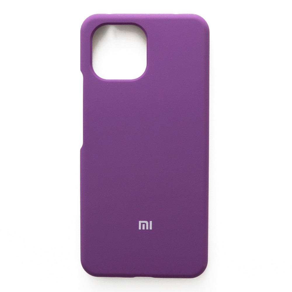 Чохол Silicone Case Premium для Xiaomi Mi 11 Lite / Mi 11 Lite 5G NE Fuchsia 14 (закритий низ)