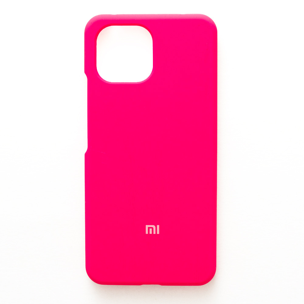 Чохол Silicone Case Premium для Xiaomi Mi 11 Lite / Mi 11 Lite 5G NE Rose (закритий низ)