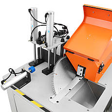 Торцювальний верстат з пневмоприводом для різання алюмінієвого профілю під кутом 45 градусів TM-SAP45-450, фото 3