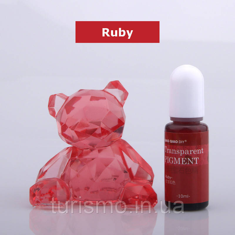 Ruby барвник прозорий для УФ- смол QIAO QIAO DIY, Junesix