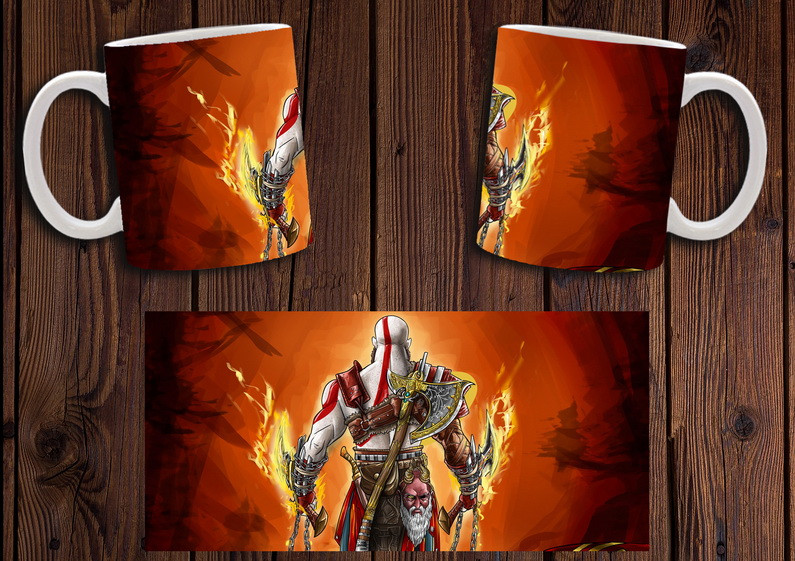 Чашка "God of War" / Кружка Бог війни Кратос №10