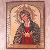 Лик Пресвятої Богородиці Остробрамська, 10х12 см