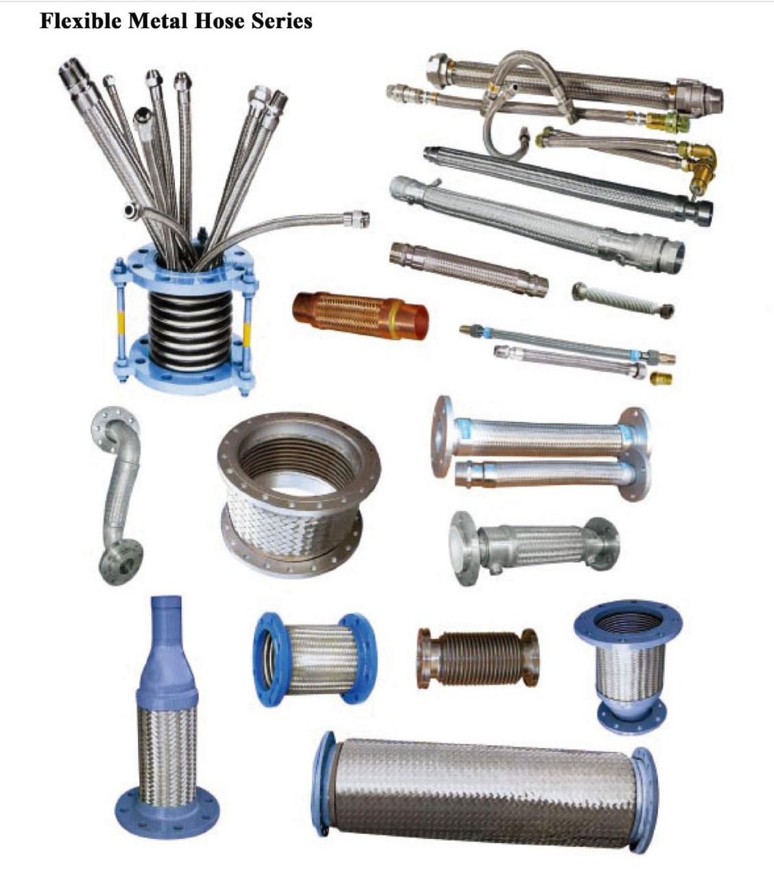 Металеві патрубки та шланги з обплетенням (гофра й обплетення з неіржавкої сталі), фото 1