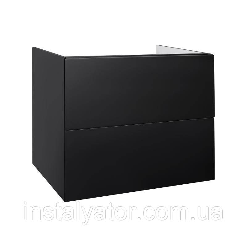 Тумба підлогова Qtap Tern 600х725х437 Matt black QT1773TNL602MB