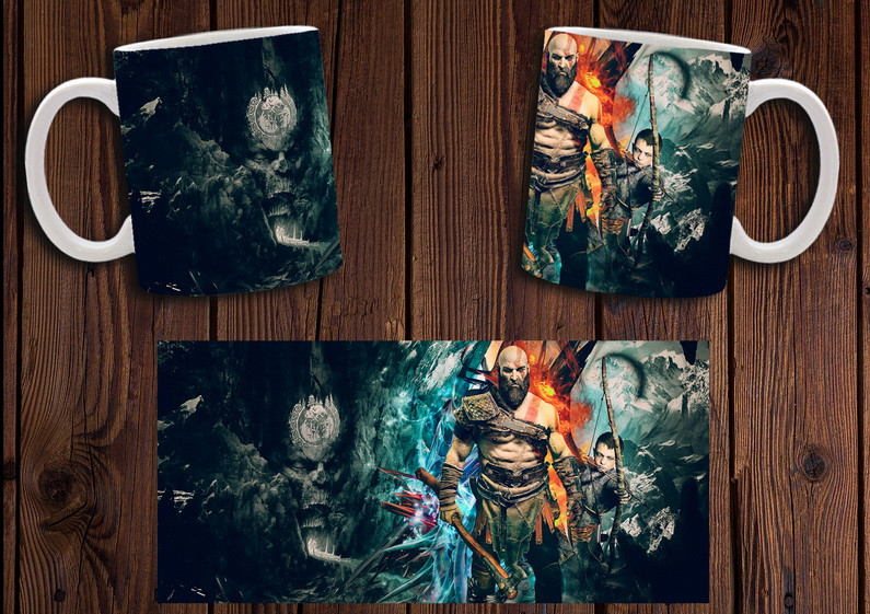Чашка "God of War" / Кружка Бог війни Кратос №12