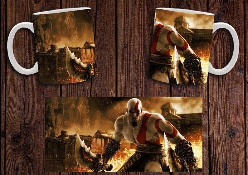 Чашка "God of War" / Кружка Бог війни Кратос №15