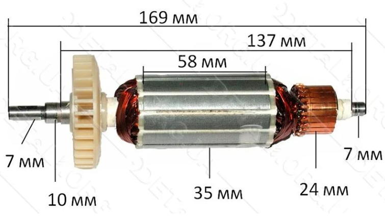 Якір на болгарку CRAFT-TEC PXAG-254, фото 1