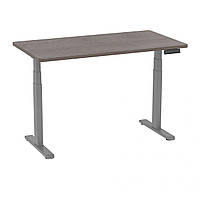 Электро-стол Monotable 3 регулируемый для ноутбука ( столешница дуб темный, основа серая )