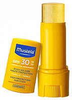 Mustela Stick Solaire Haute Protection SPF30 Famille 9 ml Солнцезащитный стик с высокой степенью защиты