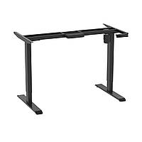 Електро-стіл Monotable Single для роботи стоячи без стільниці ( чорний )