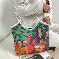 Женская тканевая сумка, сумка шопер, эко сумка CC-3787-00