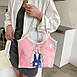 Жіноча тканинна сумка, сумка-шопер, еко сумка CC-3788-00, фото 4