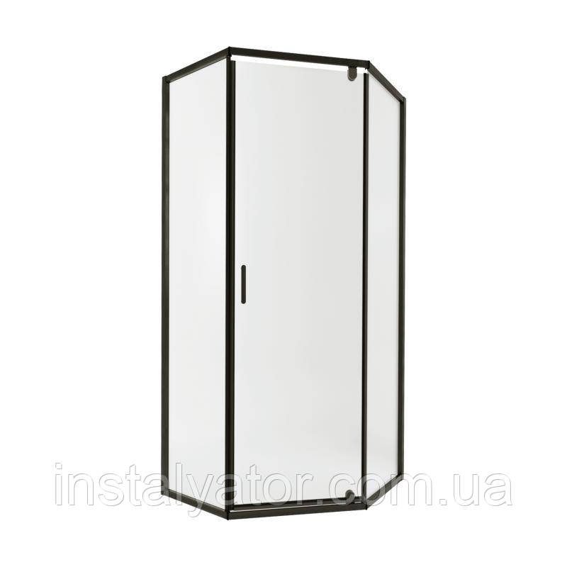 Душова кабіна Qtap Scorpio BLA10115-AC6 100x100 см, скло Clear 6 мм, покриття CalcLess без піддона