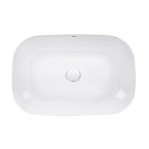 Раковина-чаша Qtap Robin 610x400x145 White з донним клапаном QT13112143PW