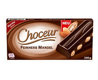 Шоколад Черный Choceur Feinherb Mandel с Цельным Миндалем 200 г Германия