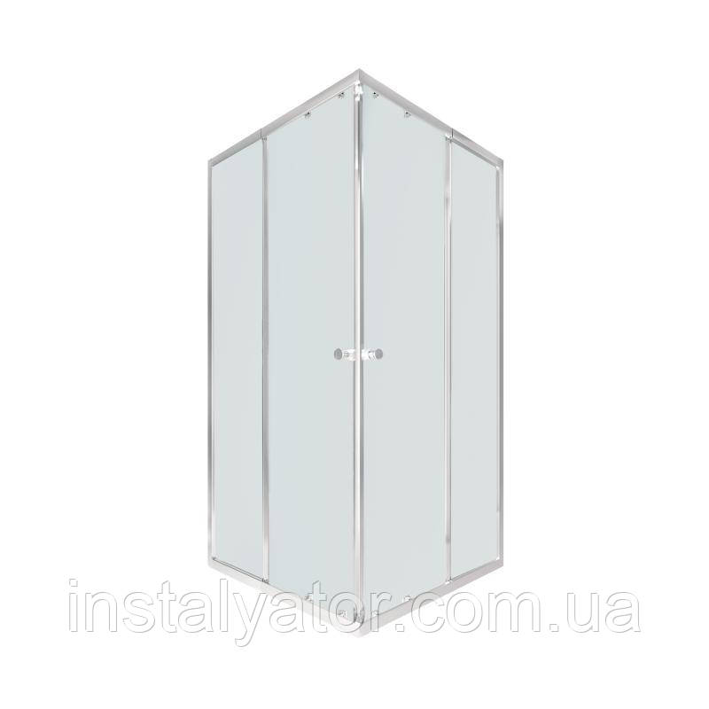 Душова кабіна Qtap Pisces CRM107-9SP5 75-90x75-90 см, скло Pear 5 мм без піддона