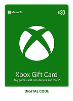 Карта оплаты Xbox Live Gift Card на 30 (EUR), EU/Europe - регион