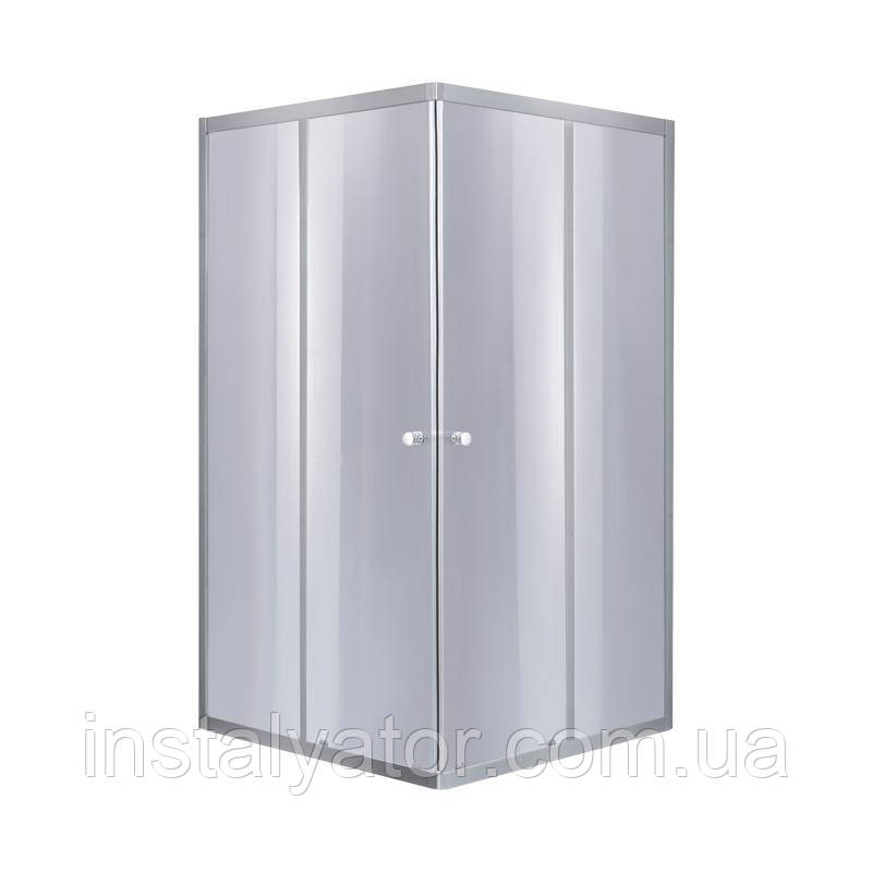 Душова кабіна Lidz Wawel SC90x90.SAT.LOW.GR, скло тоноване 4 мм без піддона