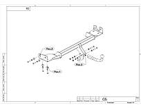 Фаркоп LEXUS RX 300/450h кросовер 2009-2015