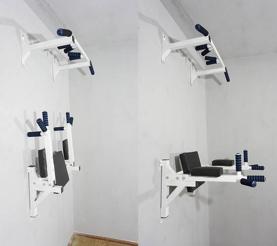 Комплект турник брусья подъемные пресс настенные для дома, цена 2740 ...