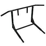 Турник з гнутою поперечиною 2 в 1 №2 спортивний настінний до 150 кг + бруси W_2023, фото 3