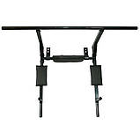 Турник спортивний 3 в 1 №1 з прямою поперечиною до 150 кг настінний + бруси + прес W_2024, фото 2