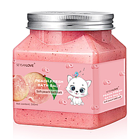 Скраб для тела SERSANLOVE Peach Fresh Bath Salt с экстрактом персика 500 мл