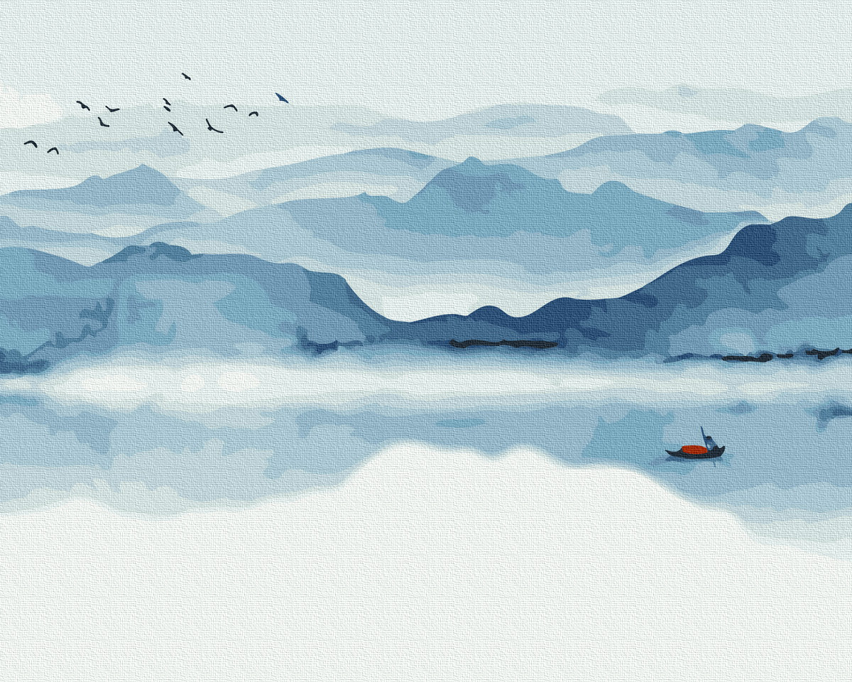 Картина за номерами Brushme Тумани OG621 40x50 см