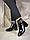 Жіночі шкіряні лакові демісезонні черевики на підборах 36-40 р чорний, фото 6