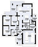 MS-026. Компактний одноповерховий будинок із гаражем, фото 3