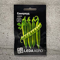 Горох овощной среднеранний Сомервуд 20 шт семена пакетированные Leda Agro