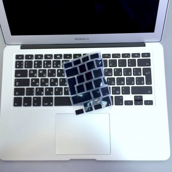 Накладка на клавиатуру с русскими буквами MacBook Pro/Air 13, 15" - фото 2 - id-p1583043458