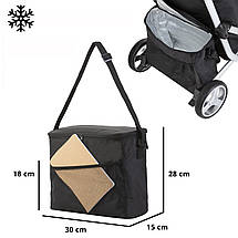 Господарська сумка-візок ShoppingCruiser 3 Wheels, 48+14 л (Black), фото 4