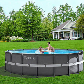 Басейн каркасний «Intex» 26326NP Ultra XTR (488-122см, обсяг 19156 л, 4500 л/год)