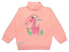 Водолазка дитяча для дівчинки GABBI SV-19-29 Друзі Персиковий на зріст 68 (11799)