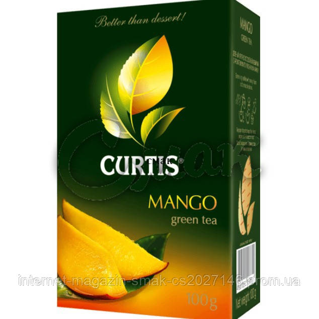 Чай Curtis Mango (Кьортіс Манго), зелений листовий, 90г
