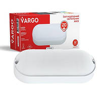 LED светильник VARGO ЖКХ овал 20W, 6500K VARGO (V-111859)