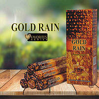 Благовония RAJ Gold Rain Золотой Дождь