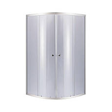 Душова кабіна Lidz Latwa SC90x90.SAT.MID.GR, скло тоноване 4 мм без піддона