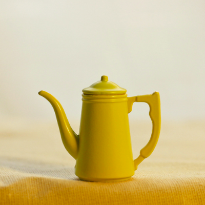 Мініатюра чайник 2.8 см Жовтий, фото 1