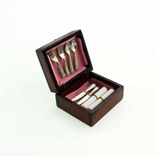 Мініатюра коробка з приладами 3*2.7 см, фото 1