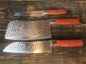 Набір кухонних ножів KeJi KJ2-3 Кухарські