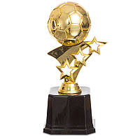 Кубок Футбольний м'яч 18 см з металізованого пластику