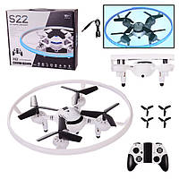 Квадрокоптер дитячий р/в S22, з камерою 24*24*6 см