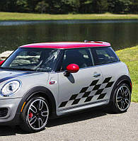 Вінілові наклейки на авто " Смуги 009 " 40х150  см 2 шт