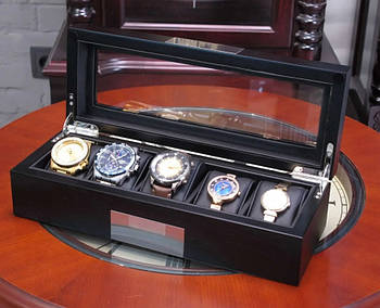 Шкатулка для зберігання 5ти годин Salvadore WB/2350/5.BL