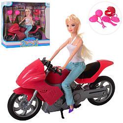 Лялька (кукла) типу "Барби" Bettina 68165  на мотоциклі, 29 см в кор. 35*11,5*33 см