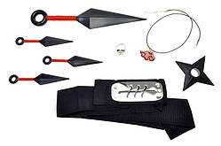 Набір аніме NARUTO 8 в 1 з кільцем Хідана "Три рівня" NAR-04