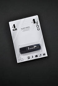 USB-накопичувач флешка на 4Gb 4you 121 Vega series Black
